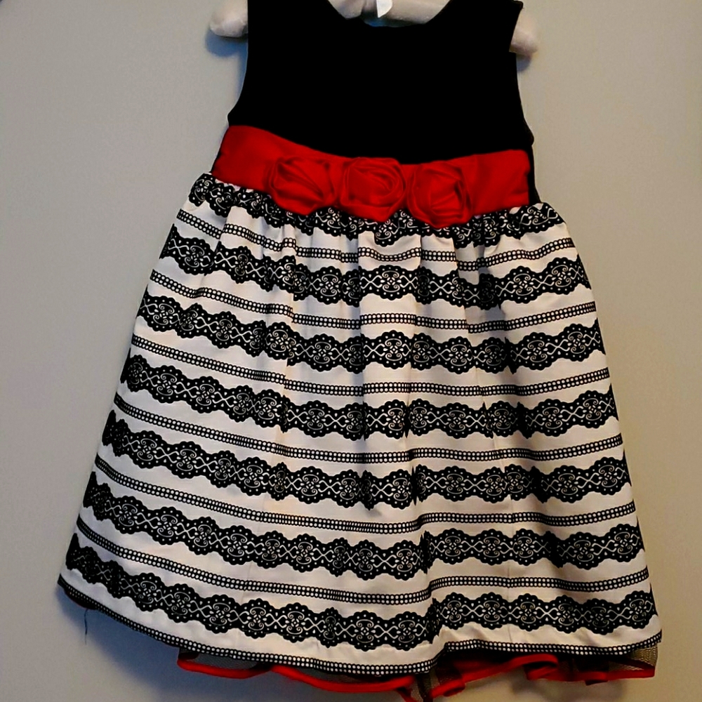 Velvet and Satin Holiday Dress